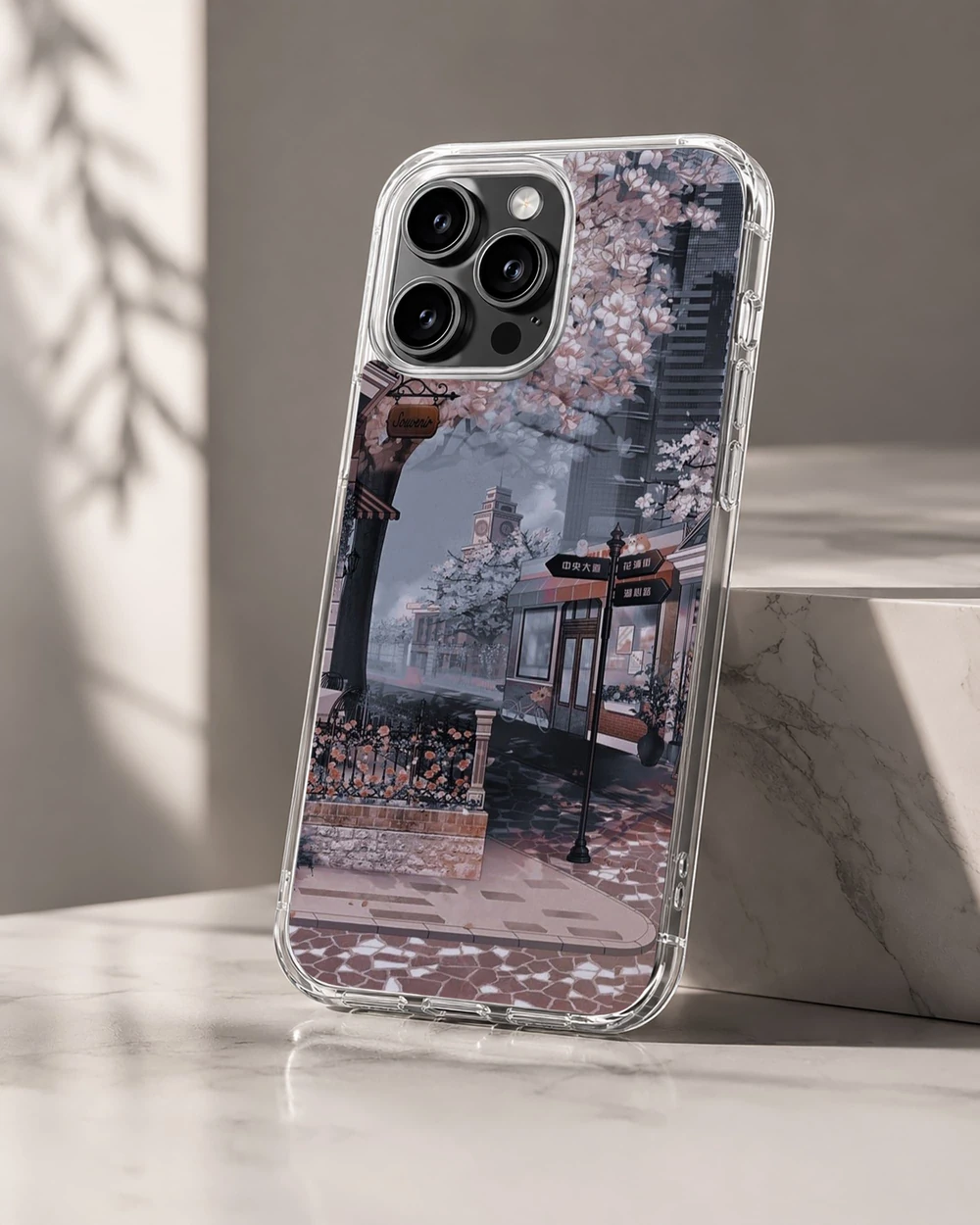 Anime Background phone cover for iPhone 16 Pro